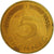 Moneda, ALEMANIA - REPÚBLICA FEDERAL, 5 Pfennig, 1981, Hambourg, MBC, Latón