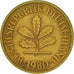 Moneta, GERMANIA - REPUBBLICA FEDERALE, 5 Pfennig, 1980, Stuttgart, BB, Acciaio
