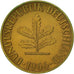 Moneta, Niemcy - RFN, 5 Pfennig, 1966, Hambourg, EF(40-45), Mosiądz powlekany