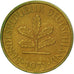 Monnaie, République fédérale allemande, 5 Pfennig, 1971, Munich, TTB, Brass