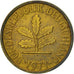Coin, GERMANY - FEDERAL REPUBLIC, 5 Pfennig, 1971, Hambourg, EF(40-45), Brass