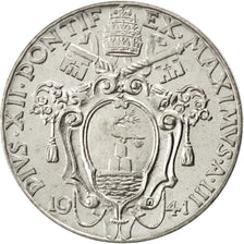 VATICAN CITY, 20 Centesimi, 1941, KM #24a, MS(63), Stainless Steel, 4.20