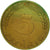 Coin, GERMANY - FEDERAL REPUBLIC, 5 Pfennig, 1950, Karlsruhe, EF(40-45), Brass