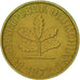 Coin, GERMANY - FEDERAL REPUBLIC, 5 Pfennig, 1972, Hambourg, EF(40-45), Brass