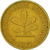 Coin, GERMANY - FEDERAL REPUBLIC, 5 Pfennig, 1971, Stuttgart, EF(40-45), Brass