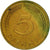 Moneta, Niemcy - RFN, 5 Pfennig, 1979, Karlsruhe, EF(40-45), Mosiądz powlekany