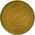 Coin, GERMANY - FEDERAL REPUBLIC, 5 Pfennig, 1976, Stuttgart, EF(40-45), Brass