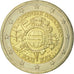 Alemania, 2 Euro, 10 ans de l'Euro, 2012, EBC+, Bimetálico