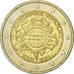 Germany, 2 Euro, 10 ans de l'Euro, 2012, MS(60-62), Bi-Metallic