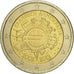 Greece, 2 Euro, 10 ans de l'Euro, 2012, MS(60-62), Bi-Metallic