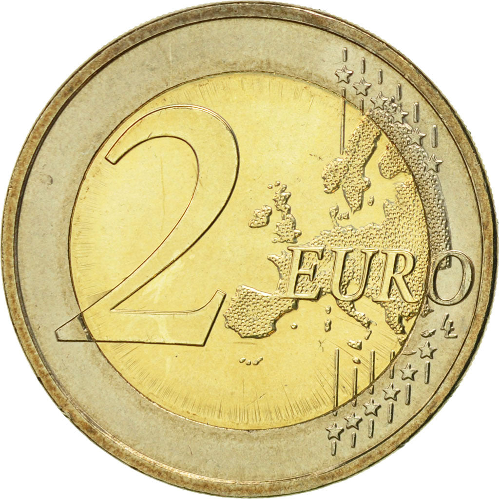 Slovenia, 2 Euro, 10 ans de l'Euro, 2012, MS(60-62), Bi-Metallic
