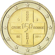 Belgien, 2 Euro, Croix Rouge, 2014, VZ+, Bi-Metallic