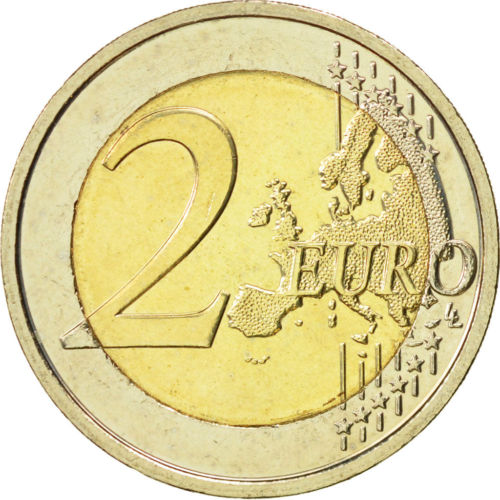 Belgien, 2 Euro, Croix Rouge, 2014, VZ+, Bi-Metallic