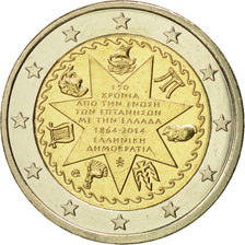 Grèce, 2 Euro, Star, 2014, SPL, Bi-Metallic