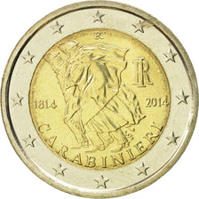 Italia, 2 Euro, Carabinieri, 2014, SC, Bimetálico