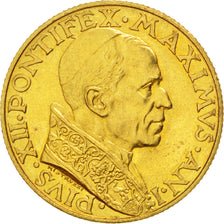 VATICAN CITY, 100 Lire, 1939, KM #30.1, graded, PCGS, MS(64), Gold, 5.19