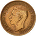 Monnaie, Grande-Bretagne, George VI, Farthing, 1944, TTB, Bronze, KM:843