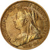 Great Britain, Victoria, Farthing, 1897, EF(40-45), Bronze, KM:788.1
