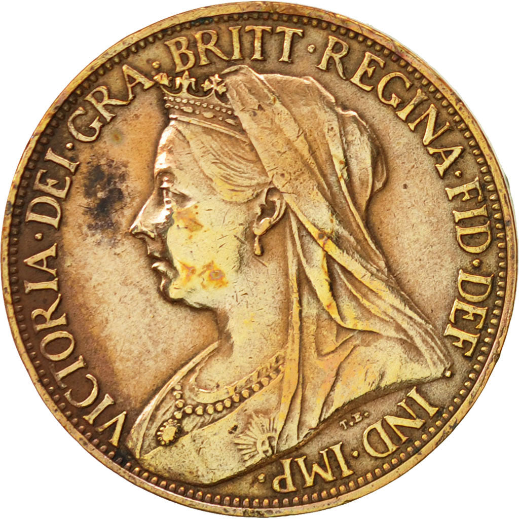 Gran Bretaña, Victoria, Farthing, 1899, MBC, Bronce, KM:788.2