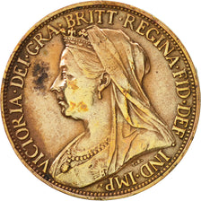 Gran Bretaña, Victoria, Farthing, 1899, MBC, Bronce, KM:788.2