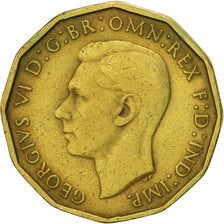 Moneta, Gran Bretagna, George VI, 3 Pence, 1944, BB, Nichel-ottone, KM:849