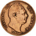 Gran Bretaña, William IV, Farthing, 1835, BC+, Cobre, KM:705