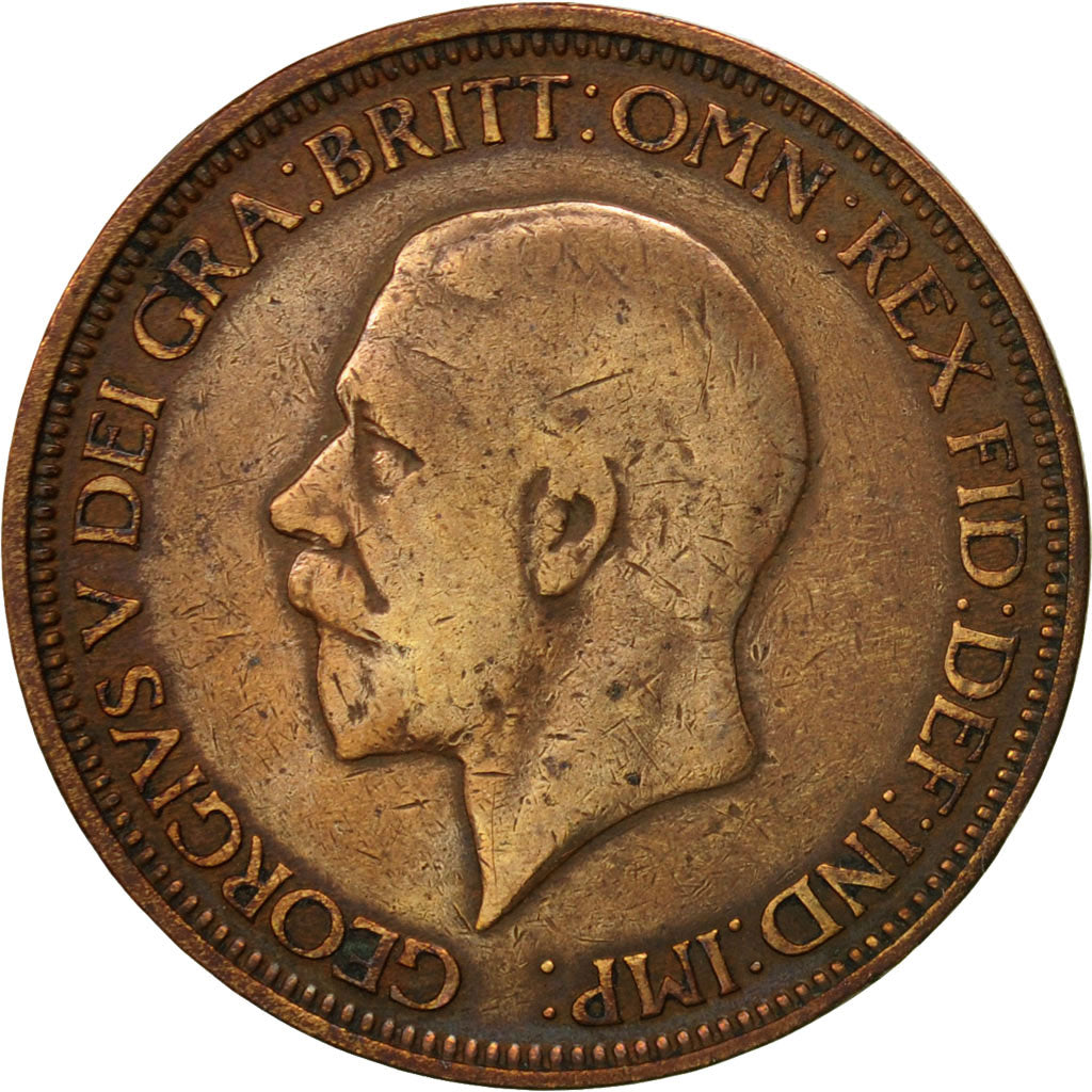 Coin, Great Britain, George V, 1/2 Penny, 1930, EF(40-45), Bronze, KM:837