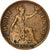 Moneda, Gran Bretaña, George V, 1/2 Penny, 1930, MBC, Bronce, KM:837