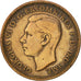 Coin, Great Britain, George VI, 1/2 Penny, 1937, EF(40-45), Bronze, KM:844