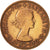 Coin, Great Britain, Elizabeth II, 1/2 Penny, 1967, EF(40-45), Bronze, KM:896