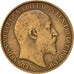 Great Britain, Edward VII, 1/2 Penny, 1909, VF(30-35), Bronze, KM:793.2