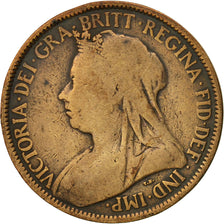 Moneta, Gran Bretagna, Victoria, 1/2 Penny, 1901, MB, Bronzo, KM:789