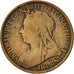 Moneta, Gran Bretagna, Victoria, 1/2 Penny, 1901, MB, Bronzo, KM:789