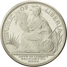 Liberia, 5 Dollars, 1997, SC+, Cobre - níquel, KM:353