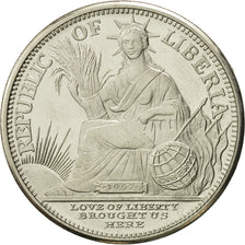 Moneda, Liberia, 5 Dollars, 1997, SC+, Cobre - níquel, KM:360