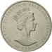 Moneda, Islas Malvinas, Elizabeth II, 50 Pence, 1985, SC+, Cobre - níquel