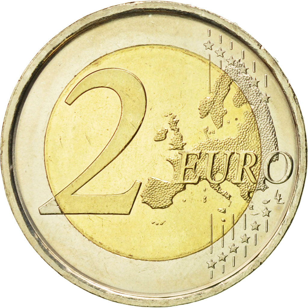 Spagna, 2 Euro, Parc Guell, 2014, SPL, Bi-metallico