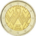 Coin, France, 2 Euro, Sida, 2014, MS(63), Bi-Metallic
