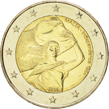 Malta, 2 Euro, Indépendance, 2014, FDC, Bimetálico