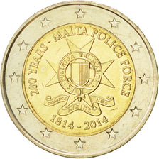 Malta, 2 Euro, 200 years, 2014, FDC, Bimetálico