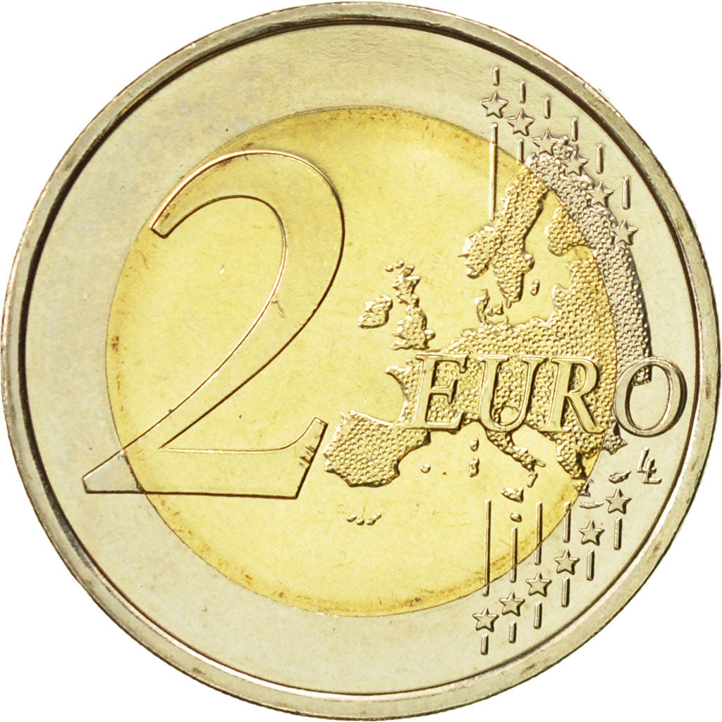 Lettonia, 2 Euro, Riga, 2014, SPL, Bi-metallico