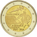 Eslovenia, 2 Euro, Barbara Celiska, 2014, SC, Bimetálico