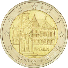 ALEMANIA - REPÚBLICA FEDERAL, 2 Euro, Bremen, 2010, SC, Bimetálico, KM:285