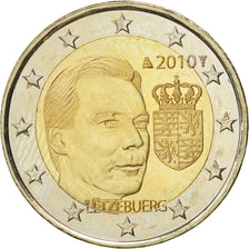 Luxembourg, 2 Euro, Grand-Duc Henri, 2010, SUP+, Bi-Metallic, KM:115