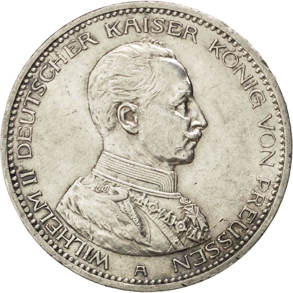 Moneta, Stati tedeschi, PRUSSIA, Wilhelm II, 5 Mark, 1914, Berlin, SPL-