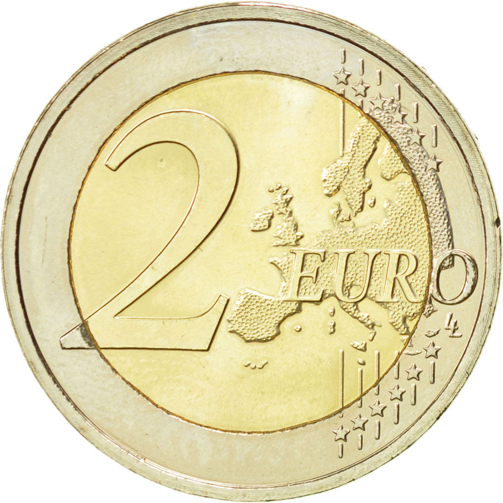 Malta, 2 Euro, First elected representatives, 2011, EBC, Bimetálico, KM:144