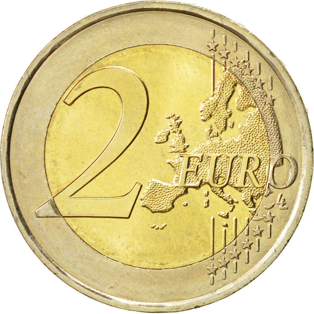 France, 2 Euro, Abbé Pierre, 2012, MS(63), Bi-Metallic, KM:1894
