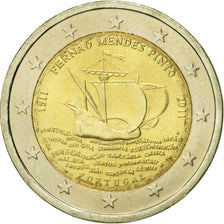 Portugal, 2 Euro, Fernao Mendes Pinto, 2011, SC, Bimetálico, KM:804