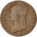 Munten, Frankrijk, Dupré, 5 Centimes, 1796, Paris, FR+, Bronze, KM:640.1