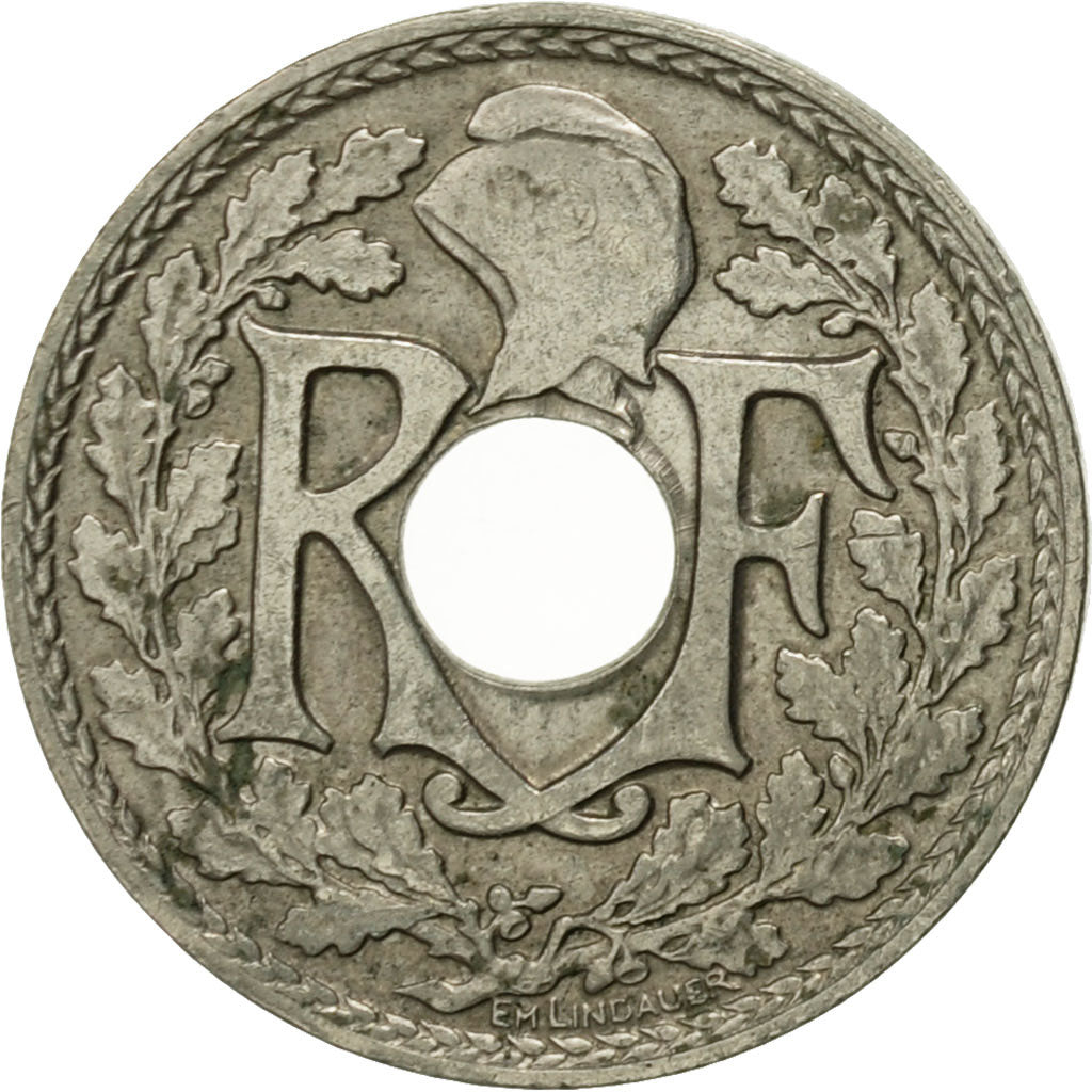 Coin, France, Lindauer, 5 Centimes, 1938, Paris, EF(40-45), Copper-nickel